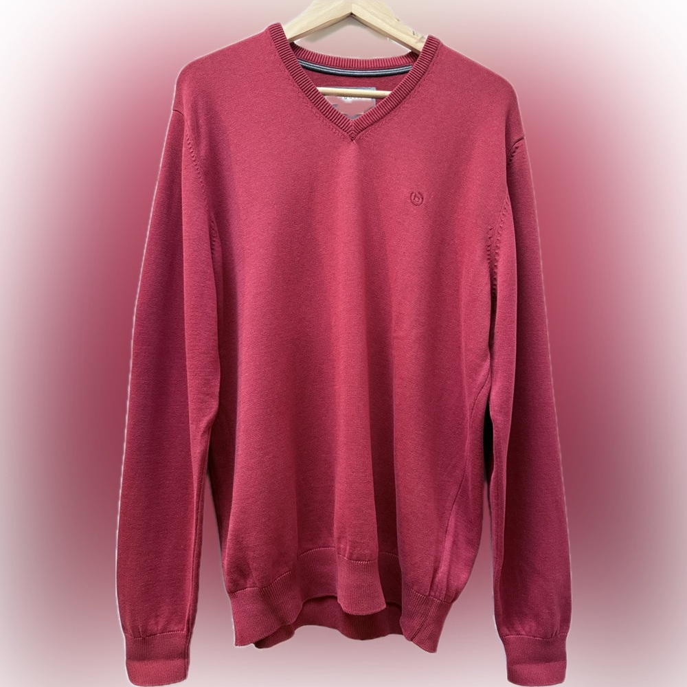 BUGATTI finest cotton Men’s Vneck Sweater